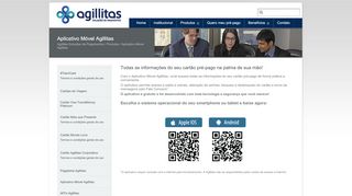 
                            12. Agillitas Aplicativo Móvel Agillitas - Agillitas Soluções de Pagamentos