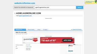 
                            12. agim3.agimonline.com at WI. Agim On Line Login - Website Informer