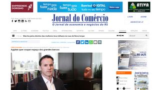 
                            11. Agiplan quer ocupar espaço dos grandes bancos - Jornal do Comércio