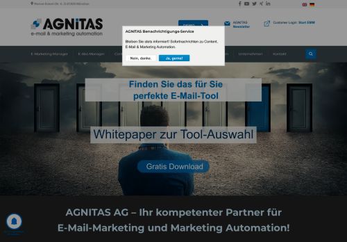 
                            1. AGNITAS - Ihr kompetenter Partner für Marketing Automation