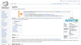 
                            12. Agnitio - Wikipedia