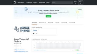 
                            3. agnosthings (AgnosThings IoT Platform) · GitHub