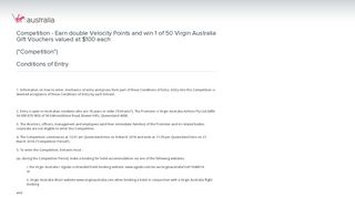 
                            10. Agoda Competition | Virgin Australia