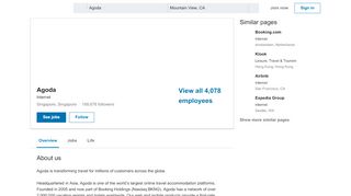 
                            8. Agoda | LinkedIn