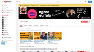 
                            8. Agora Eu Falo - YouTube