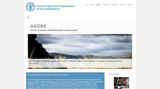 
                            9. AGORA | Food and Agriculture Organization of the United Nations - FAO