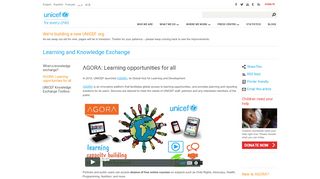 
                            2. Agora - Learning and Knowledge Exchange | Learning and ... - Unicef
