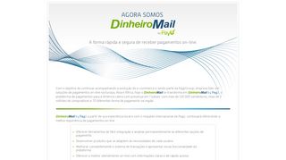 
                            4. Agora somos DinheiroMail by PayU - DineroMail
