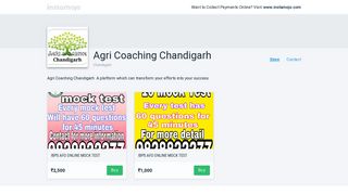 
                            10. Agri Coaching Chandigarh's Online Store in India | Instamojo