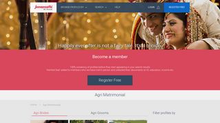 
                            6. Agri Matrimonial - Matrimony - Agri Marriage - Jeevansathi.com