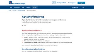 
                            8. Agria Djurförsäkring AB - Länsförsäkringar