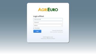 
                            10. Agrieuro.com - Login affiliati - affiliation.software