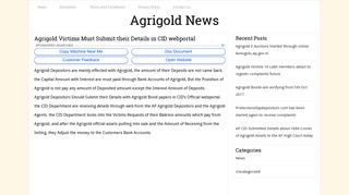 
                            4. Agrigold Depositors Submit Details in CID webportal - Agrigold News