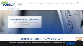 
                            2. Agritechnica 2019 - Die weltweit größte Landtechnik-Messe