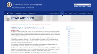 
                            12. AGSB Faculty Gets Top PICPA Hall of Fame Award | Ateneo Graduate ...