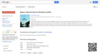 
                            9. Água e democracia na América Latina