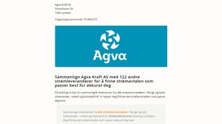 
                            8. Agva Kraft - Strømleverandører - elskling.no