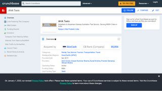 
                            13. AHA Taxis | Crunchbase
