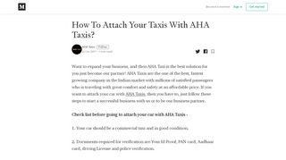 
                            5. AHA Taxis - Medium