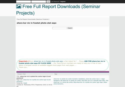 
                            7. ahara kar nic in fcsstat photo stat aspx - Free Full Report Downloads