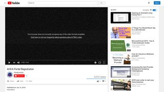
                            9. AHCA Portal Registration - YouTube