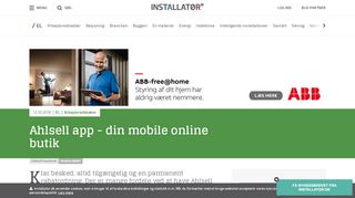 
                            5. Ahlsell app - din mobile online butik | Installatør
