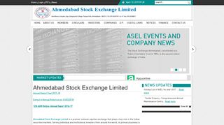 
                            2. Ahmedabad Stock Exchange Limited