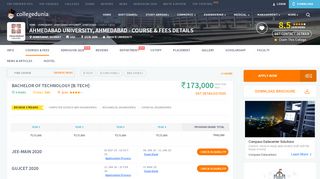 
                            5. Ahmedabad University, Ahmedabad Courses & Fees 2019 ...