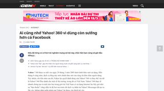 
                            11. Ai cũng nhớ Yahoo! 360 vì dùng còn sướng hơn cả Facebook - Genk