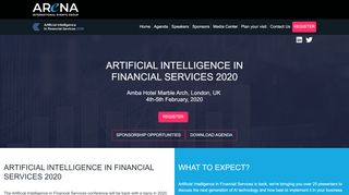 
                            4. AI in Financial Services 2019 - Arena International