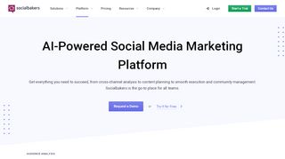 
                            4. AI-Powered Social Media Marketing Suite | Socialbakers