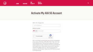 
                            4. AIA Vitality Membership - AIA Singapore