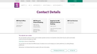 
                            7. AIB Contact Details - Customer Service Phone Numbers | AIB