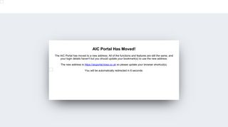 
                            11. AIC Portal: Login