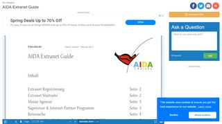 
                            7. AIDA Extranet Guide | manualzz.com