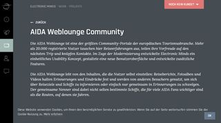 
                            8. AIDA Weblounge Community | Electronic Minds