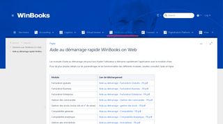 
                            9. Aide au démarrage rapide WinBooks on Web - Help On line WinBooks ...