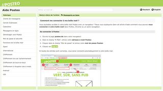 
                            3. Aide - Comment me connecter à ma boîte mail ? - posteo.de