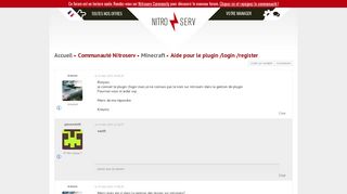 
                            8. Aide pour le plugin /login /register - Forum NitroServ ...