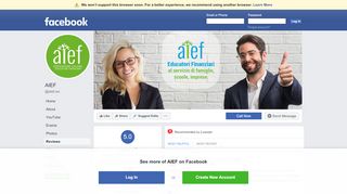 
                            4. AIEF - Reviews | Facebook