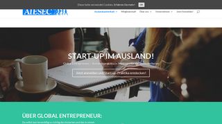 
                            4. AIESEC Global Entrepreneur, Praktikum in einem internationalen Start ...