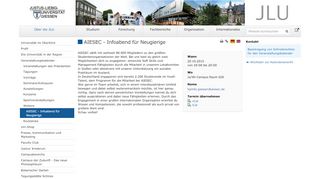 
                            5. AIESEC - Infoabend für Neugierige — Justus-Liebig-Universität Gießen