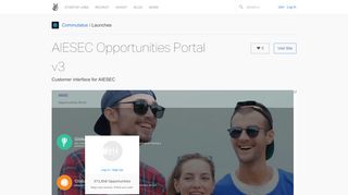 
                            10. AIESEC Opportunities Portal v3 - AngelList