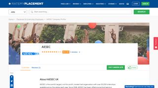 
                            5. AIESEC Placements, Internships, Jobs and Reviews - Company ...