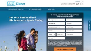 
                            7. AIG Direct: Life Insurance Quotes