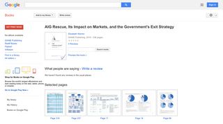 
                            12. AIG Rescue, Its Impact on Markets, and the Government's Exit Strategy - Google बुक के परिणाम