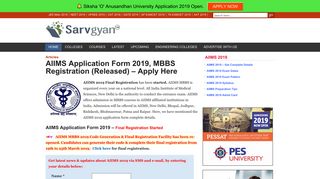 
                            6. AIIMS Application Form 2019, MBBS Registration (Released) - Apply ...