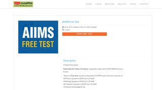 
                            7. AIIMS Free Test from MTG Learning Media (P) Ltd. | Web based ...