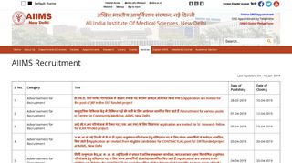 
                            7. aiims रिक्रूटमेंट - AIIMS Recruitment