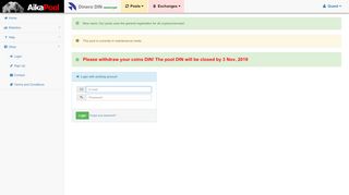 
                            10. AikaPool - Dinero DIN Mining Pool - Login